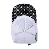 Pickleball Hat, Low Profile, Ponytail, Snapback Hat, White, Mens Hat, Womens Hat, Underbill Picture 