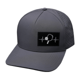 Pickleball Hat, Trucker Hat, Snapback Hat, Charcoal Gray, Mens Hat, Womens Hat, Front Picture