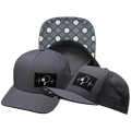 Pickleball Hat - Trucker Hat - Charcoal Gray - Laser Mesh