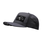 Pickleball Hat, Trucker Hat, Snapback Hat, Charcoal Gray, Mens Hat, Womens Hat, Side Picture