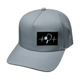 Pickleball Hat, Trucker Hat, Snapback Hat, Gray, Mens Hat, Womens Hat, Front Picture