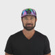 Color Vibes Hat - Flat Bill - Aurora - Pink / Black - Laser Mesh