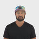 Color Vibes Hat - Flat Bill - Candy Land - Neon Pink / Neon Blue / White - Laser Mesh