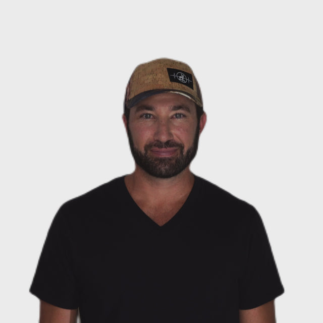 Hunting Hat - Low Profile - Cork - Fall Camo - Fabric Back