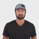 Hawaii Hat - Baseball Hat Fit - Ice Blue / Black - Trucker Mesh