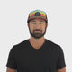 Color Vibes Hat - Flat Bill - Blue Ridge - Black / Baby Blue - Laser Mesh