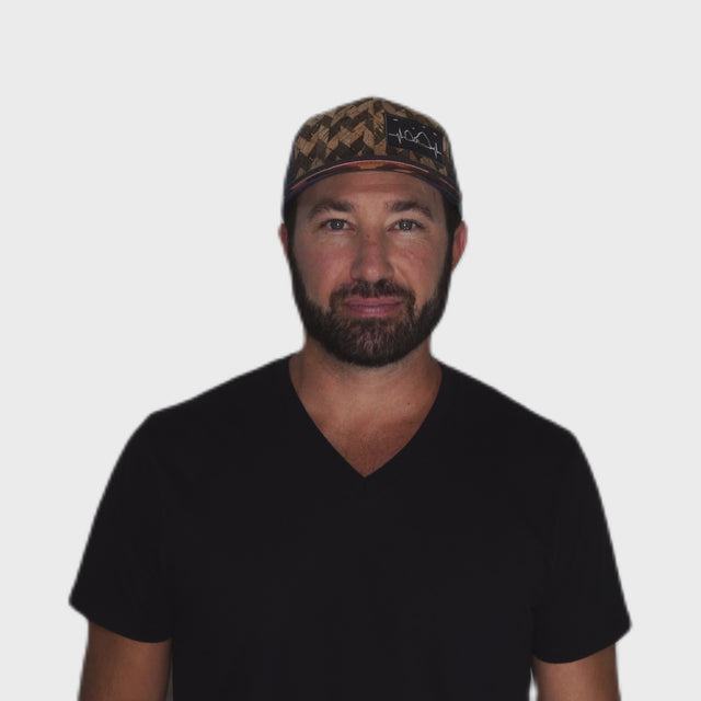 Cabo Hat - Baseball Hat Fit - Cork - Charcoal Gray - Trucker Mesh