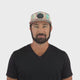 Color Vibes Hat - Flat Bill - Geo Mosaic - Pink Peach / Cream - Laser Mesh