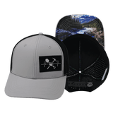 Prospecting Hat, Baseball Hat Fit, Snapback Hat, Gray, Black, Mens Hat, Womens Hat, Main Picture 