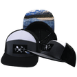 Prospecting Hat, Flat Bill, Snapback Hat, Black, Charcoal, White, Mens Hat, Womens Hat, Main Picture