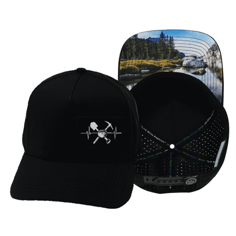 Prospecting Hat, Trucker Hat, Snapback Hat, Black, Mens Hat, Womens Hat, Main Picture 
