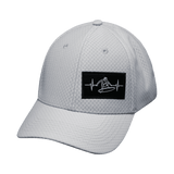 Surf Hat, Athletiic Fit,  Airmesh, Snapback Hat, Gray, Mens Hat, Womens Hat, Front Picture