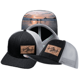 Surf Hat, Baseball Hat, Snapback Hat, Charcoal, Gray, Mens Hat, Womens Hat, Main Picture