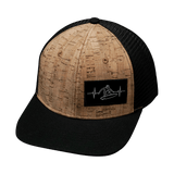 Surf Hat, Baseball Hat, Snapback Hat, Cork, Black, Mens Hat, Womens Hat, Front Picture