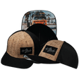 Surf Hat, Baseball Hat, Snapback Hat, Cork, Black, Mens Hat, Womens Hat, Main Picture