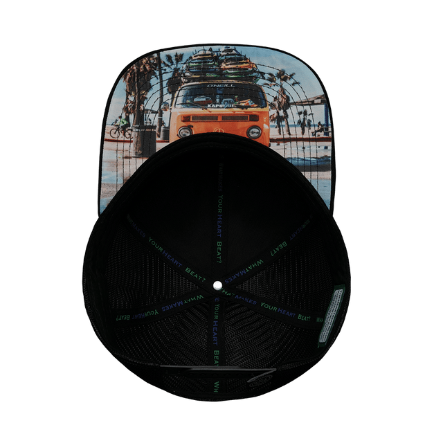 Surf Hat, Baseball Hat, Snapback Hat, Cork, Black, Mens Hat, Womens Hat, Underbill Picture