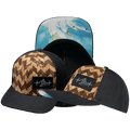 Surf Hat - Baseball Hat Fit - Cork - Charcoal Gray - Trucker Mesh
