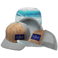 Surf Hat - Baseball Hat Fit - Cork - Heather Gray / Gray - Trucker Mesh
