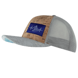 Surf Hat, Baseball Hat, Snapback Hat, Cork, Heather Gray, Gray, Mens Hat, Womens Hat, Side Picture