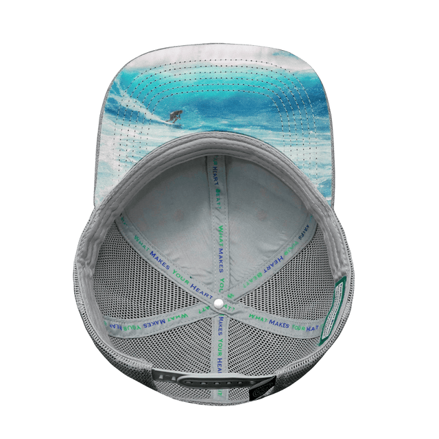 Surf Hat, Baseball Hat, Snapback Hat, Cork, Heather Gray, Gray, Mens Hat, Womens Hat, Underbill Picture