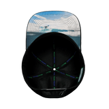 Surf Hat, Baseball Hat, Snapback Hat, Green Camo, Black, Mens Hat, Womens Hat, Underbill Picture