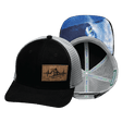 Surf Hat, Baseball Hat, Snapback Hat, Suede, Black, Gray, Mens Hat, Womens Hat, Main Picture