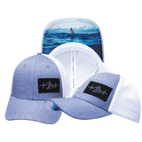 Surf Hat, Low Profile, Snapback Hat, Light Blue, White, Mens Hat, Womens Hat, Main Picture 