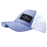 Surf Hat, Low Profile, Snapback Hat, Light Blue, White, Mens Hat, Womens Hat, Side Picture 