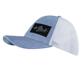 Surf Hat, Low Profile, Snapback Hat, Light Blue, White, Mens Hat, Womens Hat, Side Picture 