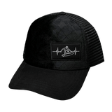 Surf Hat, Trucker Hat, Snapback Hat, Black, Mens Hat, Womens Hat, Frront Picture