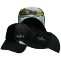 Surf Hat - Trucker Hat - Quilted Velvet - Trucker Mesh