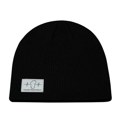 Tahoe Beanie — No Cuff, Black