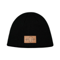 Tahoe Beanie - Waffle - Black