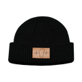 Tahoe Beanie - Waffle Cuff - Black