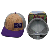 Tahoe Hat, Baseball Hat, Snapback Hat, Cork, Purple, Gray, Mens Hat, Womens Hat, Main Picture