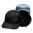 Tahoe Hat, Baseball Hat, Snapback Hat, Black Camo, Black Mens Hat, Womens Hat, Main Picture