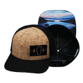 Tahoe Hat - Baseball Hat Fit - Cork - Black - Trucker Mesh