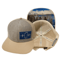 Tahoe Hat - Baseball Hat Fit - Cream / Gray - Trucker Mesh