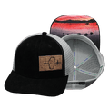 Tahoe Hat - Baseball Hat Fit - Suede - Black / Gray - Trucker Mesh