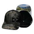 Tahoe Hat - Baseball Hat Fit - Tan Camo / Black - Trucker Mesh