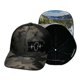 Tahoe Hat, Baseball Hat, Snapback Hat, Black Camo, Black, Mens Hat, Womens Hat, Main Picture