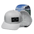 Tahoe Hat - Baseball Hat Fit - White - Laser Mesh