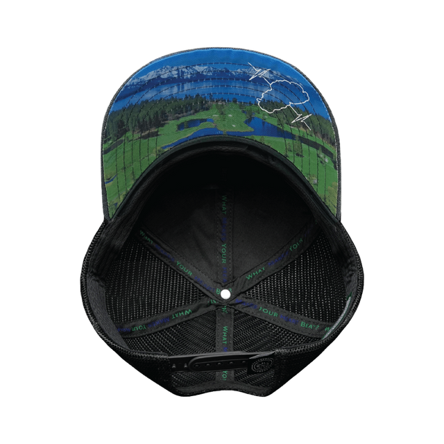 Tahoe Hat, Baseball Hat, Snapback Hat, Heather Charcoal, Gray, Mens Hat, Womens Hat, Underbill Picture