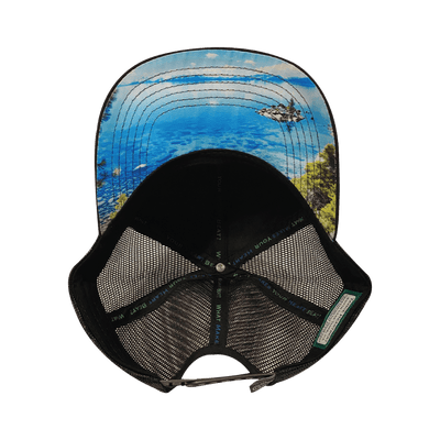 Tahoe Hat, Baseball Hat, Snapback Hat, Suede, Black, Glass, Mens Hat, Womens Hat, Underbill Picture