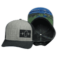 Tahoe Hat, Baseball Hat, Snapback Hat, Heather Charcoal, Gray, Mens Hat, Womens Hat, Main Picture