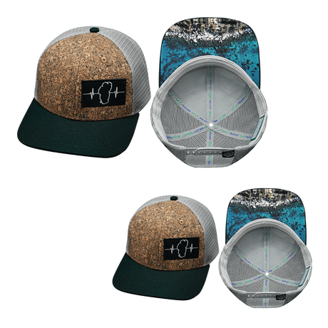 Tahoe Hat Bundle, Baseball Hat, Snapback Hat, Cork, Green, Gray, Mens Hat, Womens Hat, Main Picture