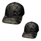 Tahoe Hat Bundle, Baseball Hat, Snapback Hat, Black Camo, Black, Mens Hat, Womens Hat, Front Picture