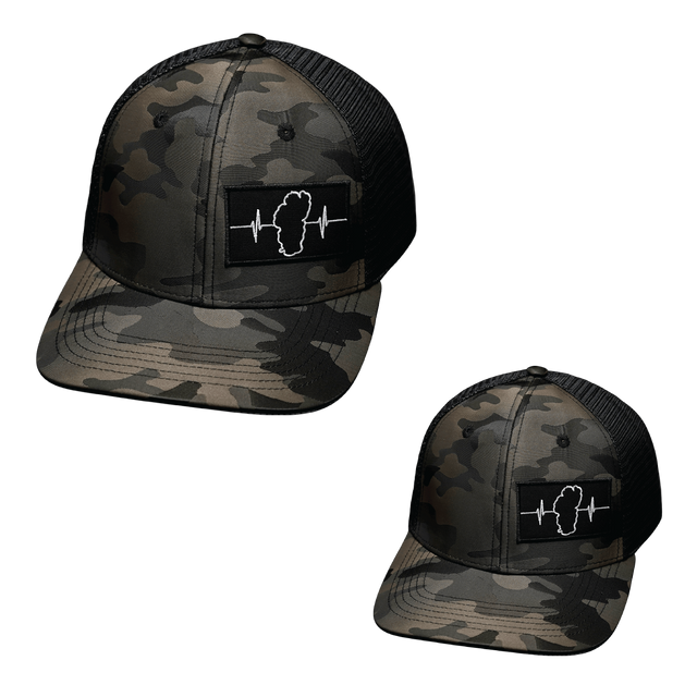 Tahoe Hat Bundle, Baseball Hat, Snapback Hat, Black Camo, Black, Mens Hat, Womens Hat, Front Picture