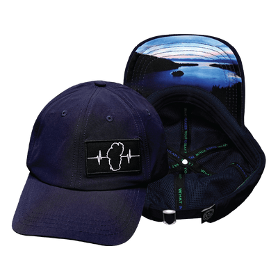 Tahoe Hat — Dad Hat, Navy, Fabric Back