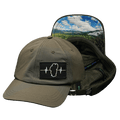 Tahoe Hat - Dad Hat - Olive - Fabric Back